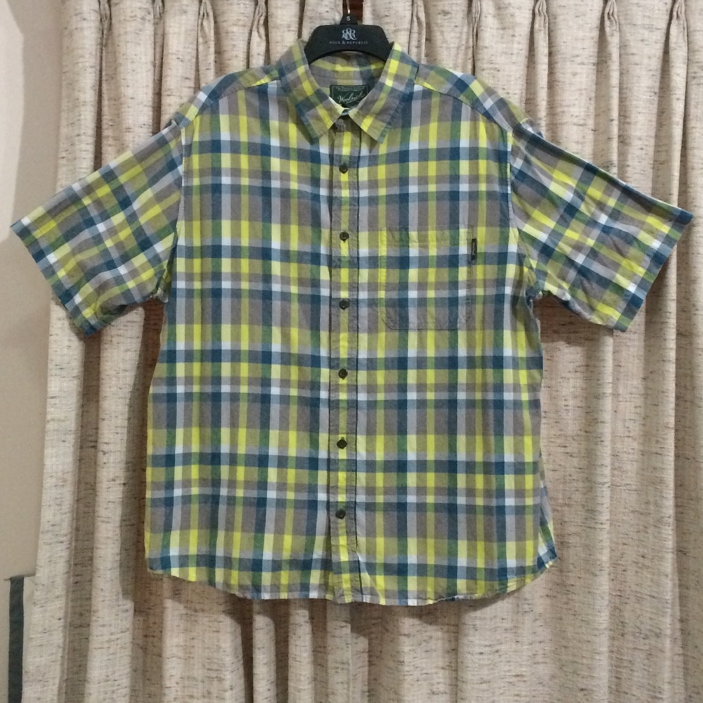 Woolrich Plaid Short Sleeve Shirt